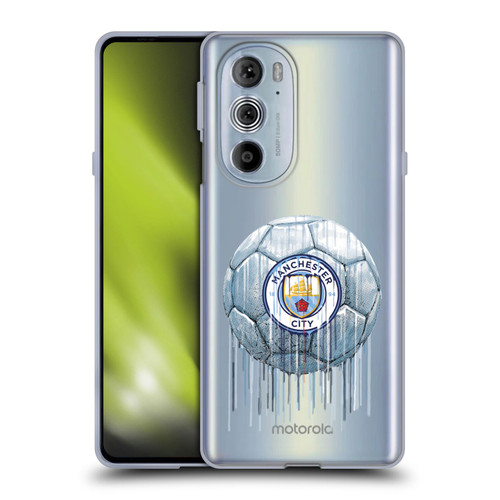 Manchester City Man City FC Drip Art Logo Soft Gel Case for Motorola Edge X30