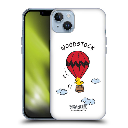 Peanuts Characters Woodstock Soft Gel Case for Apple iPhone 14 Plus
