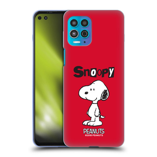 Peanuts Characters Snoopy Soft Gel Case for Motorola Moto G100