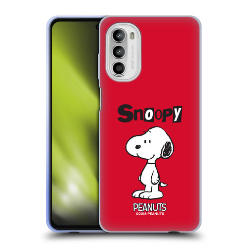 Peanuts Characters Snoopy Soft Gel Case for Motorola Moto G52