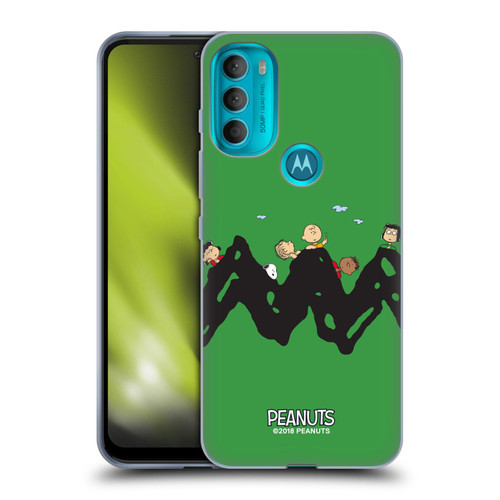 Peanuts Characters Group Soft Gel Case for Motorola Moto G71 5G