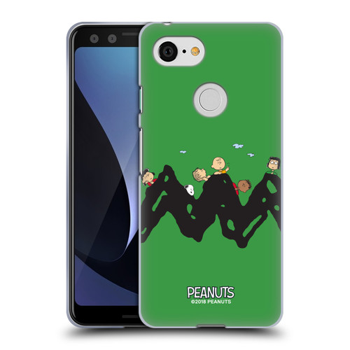 Peanuts Characters Group Soft Gel Case for Google Pixel 3