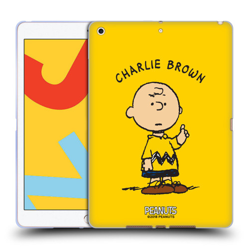 Peanuts Characters Charlie Brown Soft Gel Case for Apple iPad 10.2 2019/2020/2021