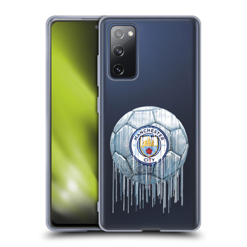 Manchester City Man City FC Drip Art Logo Soft Gel Case for Samsung Galaxy S20 FE / 5G