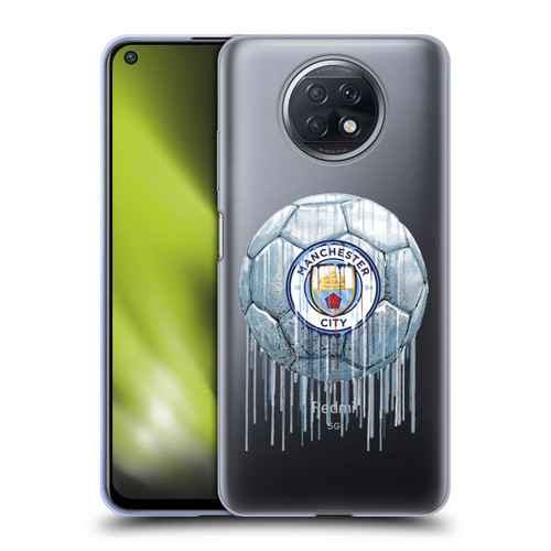 Manchester City Man City FC Drip Art Logo Soft Gel Case for Xiaomi Redmi Note 9T 5G