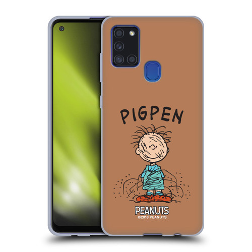 Peanuts Characters Pigpen Soft Gel Case for Samsung Galaxy A21s (2020)