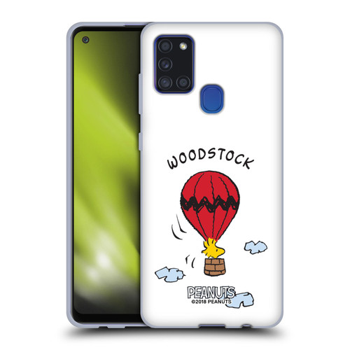 Peanuts Characters Woodstock Soft Gel Case for Samsung Galaxy A21s (2020)