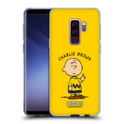 Peanuts Characters Charlie Brown Soft Gel Case for Samsung Galaxy S9+ / S9 Plus