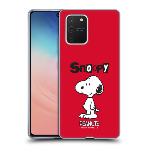 Peanuts Characters Snoopy Soft Gel Case for Samsung Galaxy S10 Lite