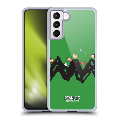 Peanuts Characters Group Soft Gel Case for Samsung Galaxy S21+ 5G & MagSafe