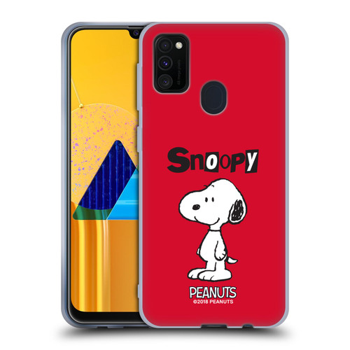 Peanuts Characters Snoopy Soft Gel Case for Samsung Galaxy M30s (2019)/M21 (2020)