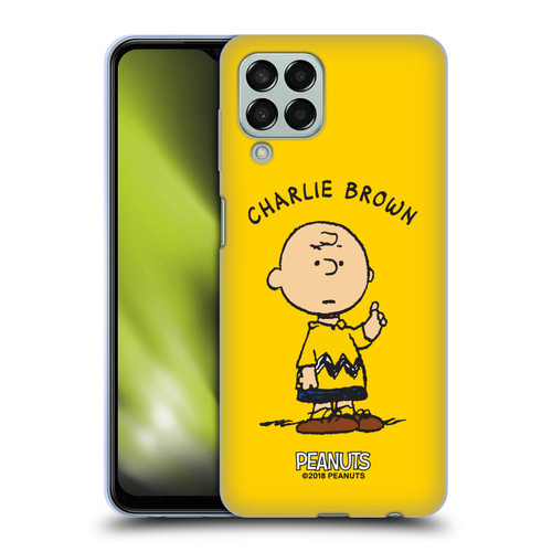 Peanuts Characters Charlie Brown Soft Gel Case for Samsung Galaxy M33 (2022)