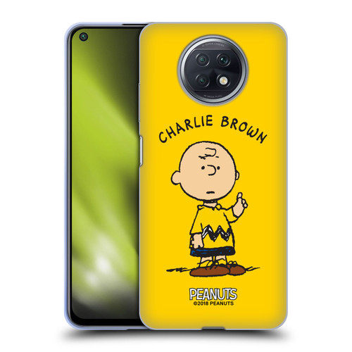 Peanuts Characters Charlie Brown Soft Gel Case for Xiaomi Redmi Note 9T 5G