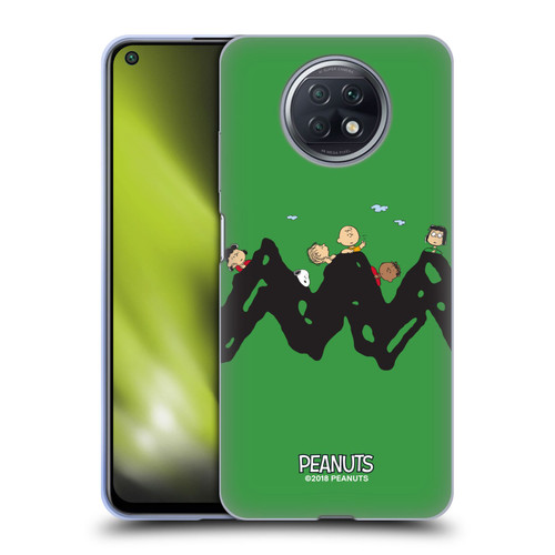 Peanuts Characters Group Soft Gel Case for Xiaomi Redmi Note 9T 5G