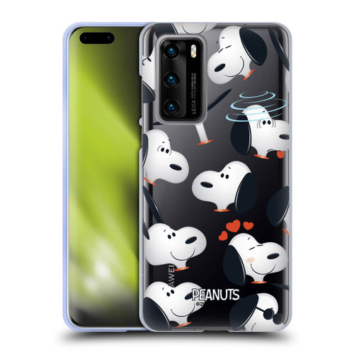 Peanuts Character Patterns Snoopy Soft Gel Case for Huawei P40 5G
