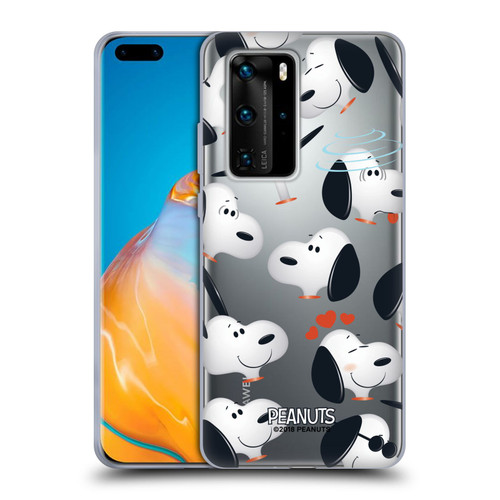 Peanuts Character Patterns Snoopy Soft Gel Case for Huawei P40 Pro / P40 Pro Plus 5G