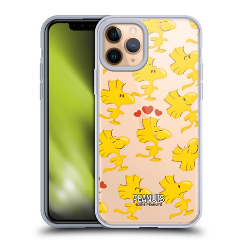 Peanuts Character Patterns Woodstock Soft Gel Case for Apple iPhone 11 Pro