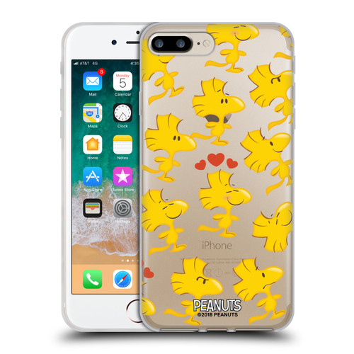 Peanuts Character Patterns Woodstock Soft Gel Case for Apple iPhone 7 Plus / iPhone 8 Plus & MagSafe