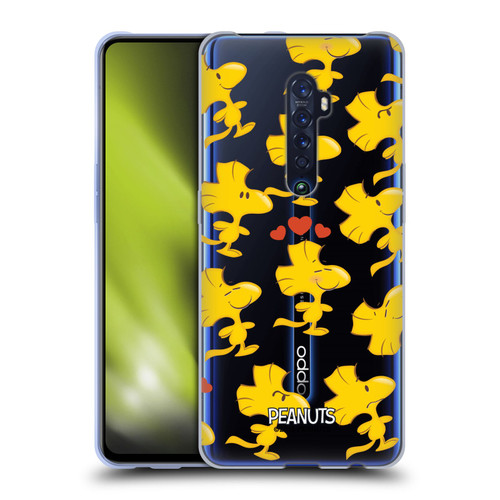 Peanuts Character Patterns Woodstock Soft Gel Case for OPPO Reno 2