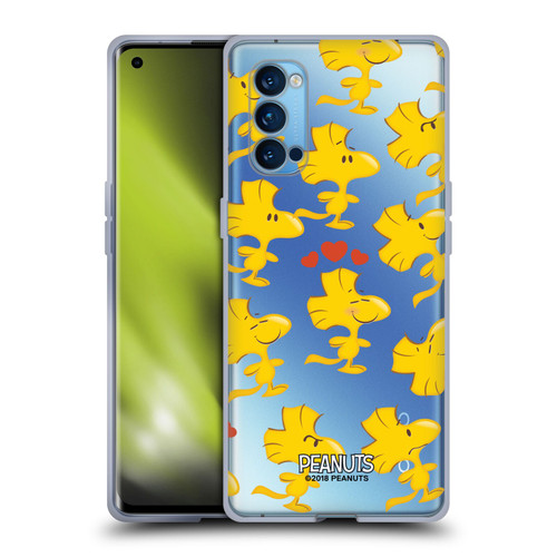 Peanuts Character Patterns Woodstock Soft Gel Case for OPPO Reno 4 Pro 5G