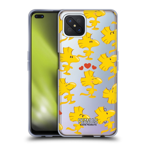 Peanuts Character Patterns Woodstock Soft Gel Case for OPPO Reno4 Z 5G