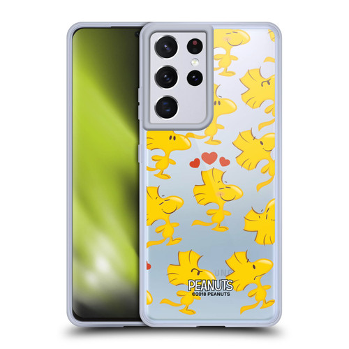 Peanuts Character Patterns Woodstock Soft Gel Case for Samsung Galaxy S21 Ultra 5G & MagSafe