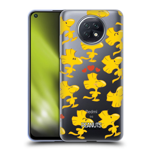 Peanuts Character Patterns Woodstock Soft Gel Case for Xiaomi Redmi Note 9T 5G