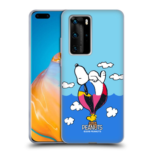 Peanuts Halfs And Laughs Snoopy & Woodstock Balloon Soft Gel Case for Huawei P40 Pro / P40 Pro Plus 5G