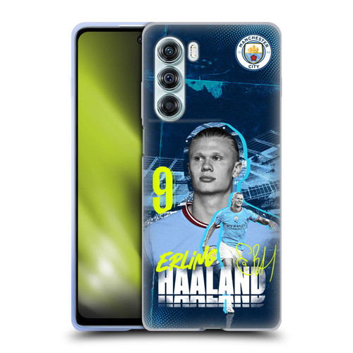 Manchester City Man City FC 2022/23 First Team Erling Haaland Soft Gel Case for Motorola Edge S30 / Moto G200 5G