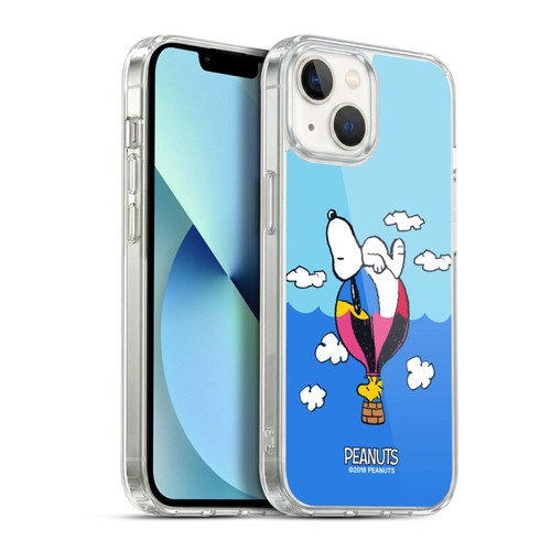 Peanuts Halfs And Laughs Snoopy & Woodstock Balloon Soft Gel Case for Apple iPhone 13