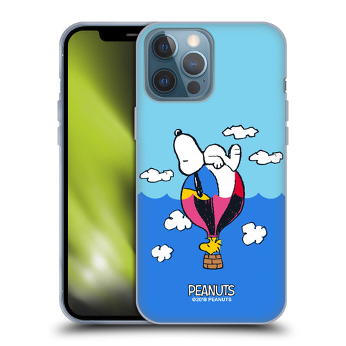 Peanuts Halfs And Laughs Snoopy & Woodstock Balloon Soft Gel Case for Apple iPhone 13 Pro Max