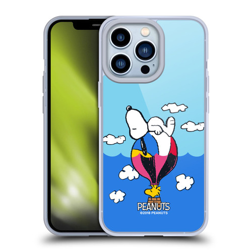 Peanuts Halfs And Laughs Snoopy & Woodstock Balloon Soft Gel Case for Apple iPhone 13 Pro