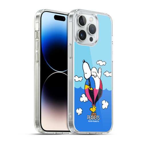 Peanuts Halfs And Laughs Snoopy & Woodstock Balloon Soft Gel Case for Apple iPhone 14 Pro Max & MagSafe