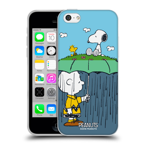 Peanuts Halfs And Laughs Charlie, Snoppy & Woodstock Soft Gel Case for Apple iPhone 5c