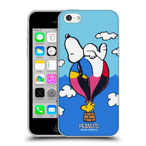 Peanuts Halfs And Laughs Snoopy & Woodstock Balloon Soft Gel Case for Apple iPhone 5c