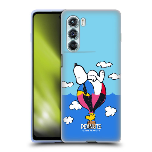 Peanuts Halfs And Laughs Snoopy & Woodstock Balloon Soft Gel Case for Motorola Edge S30 / Moto G200 5G
