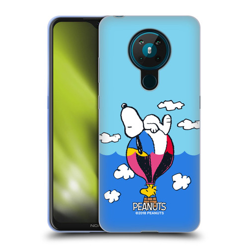 Peanuts Halfs And Laughs Snoopy & Woodstock Balloon Soft Gel Case for Nokia 5.3