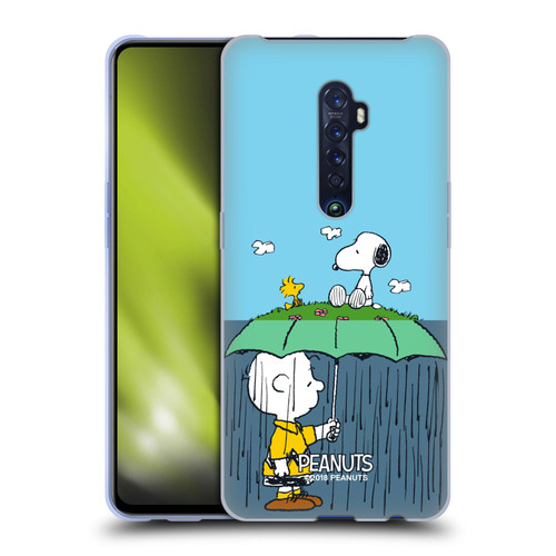 Peanuts Halfs And Laughs Charlie, Snoppy & Woodstock Soft Gel Case for OPPO Reno 2