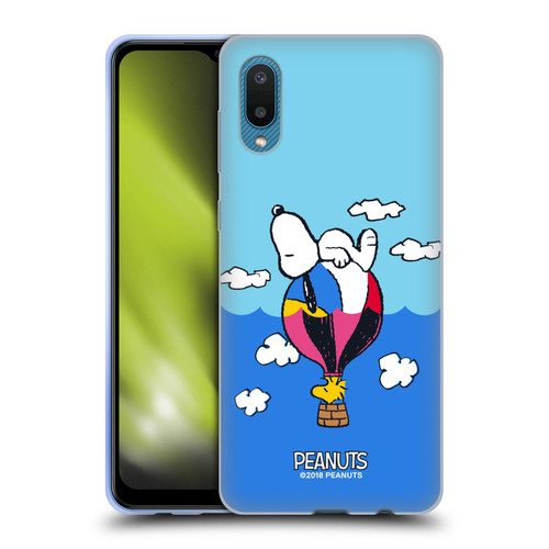 Peanuts Halfs And Laughs Snoopy & Woodstock Balloon Soft Gel Case for Samsung Galaxy A02/M02 (2021)