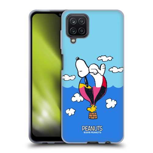 Peanuts Halfs And Laughs Snoopy & Woodstock Balloon Soft Gel Case for Samsung Galaxy A12 (2020)