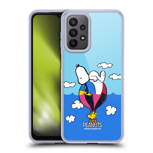 Peanuts Halfs And Laughs Snoopy & Woodstock Balloon Soft Gel Case for Samsung Galaxy A23 / 5G (2022)