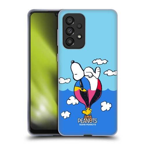 Peanuts Halfs And Laughs Snoopy & Woodstock Balloon Soft Gel Case for Samsung Galaxy A33 5G (2022)