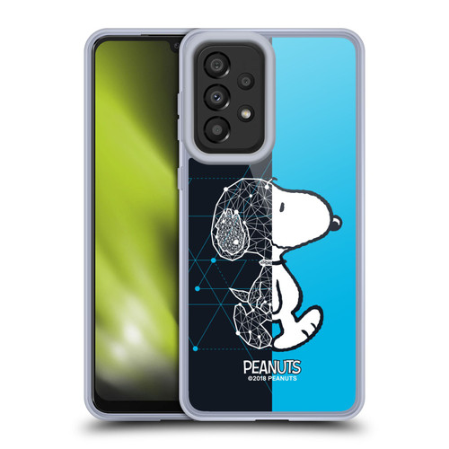 Peanuts Halfs And Laughs Snoopy Geometric Soft Gel Case for Samsung Galaxy A33 5G (2022)
