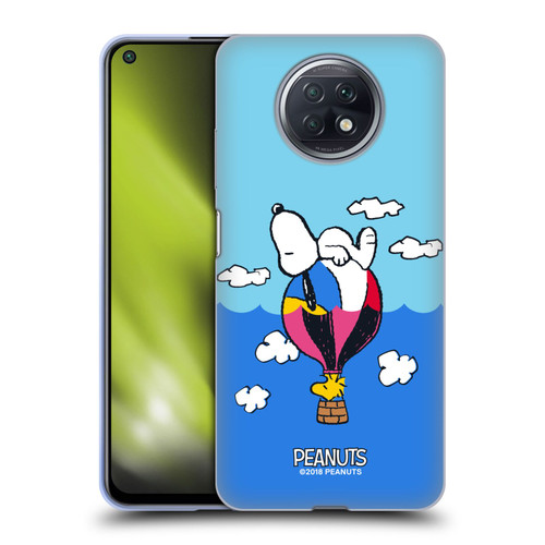 Peanuts Halfs And Laughs Snoopy & Woodstock Balloon Soft Gel Case for Xiaomi Redmi Note 9T 5G