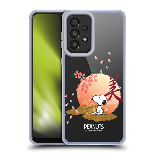 Peanuts Oriental Snoopy Sakura Soft Gel Case for Samsung Galaxy A33 5G (2022)
