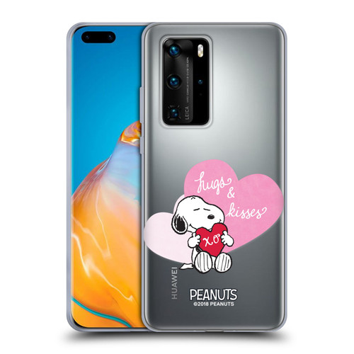 Peanuts Sealed With A Kiss Snoopy Hugs And Kisses Soft Gel Case for Huawei P40 Pro / P40 Pro Plus 5G