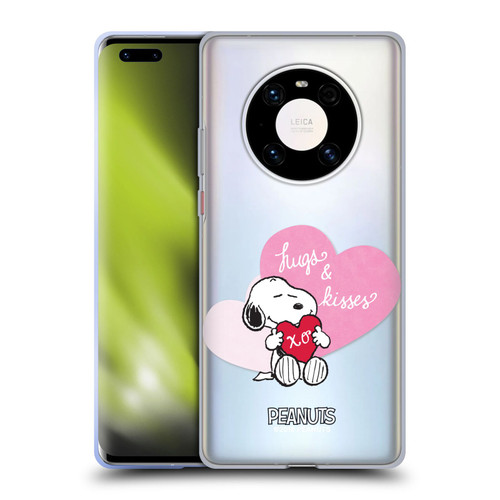Peanuts Sealed With A Kiss Snoopy Hugs And Kisses Soft Gel Case for Huawei Mate 40 Pro 5G
