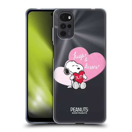 Peanuts Sealed With A Kiss Snoopy Hugs And Kisses Soft Gel Case for Motorola Moto G22