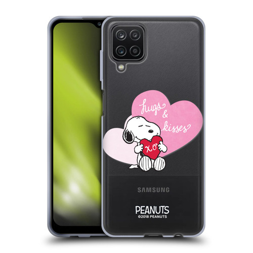 Peanuts Sealed With A Kiss Snoopy Hugs And Kisses Soft Gel Case for Samsung Galaxy A12 (2020)