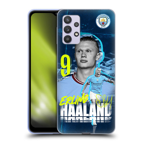 Manchester City Man City FC 2022/23 First Team Erling Haaland Soft Gel Case for Samsung Galaxy A32 5G / M32 5G (2021)